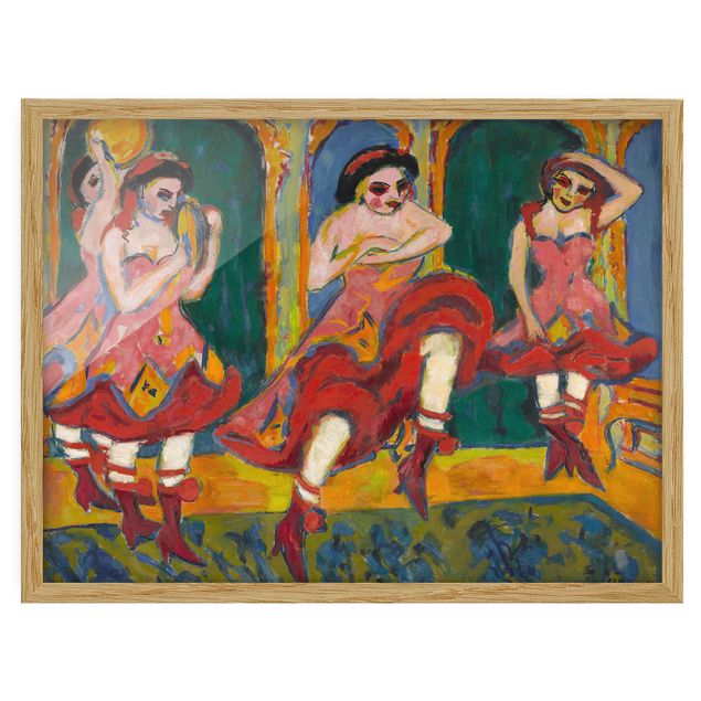 Quadros desporto Ernst Ludwig Kirchner - Czardas Dancers