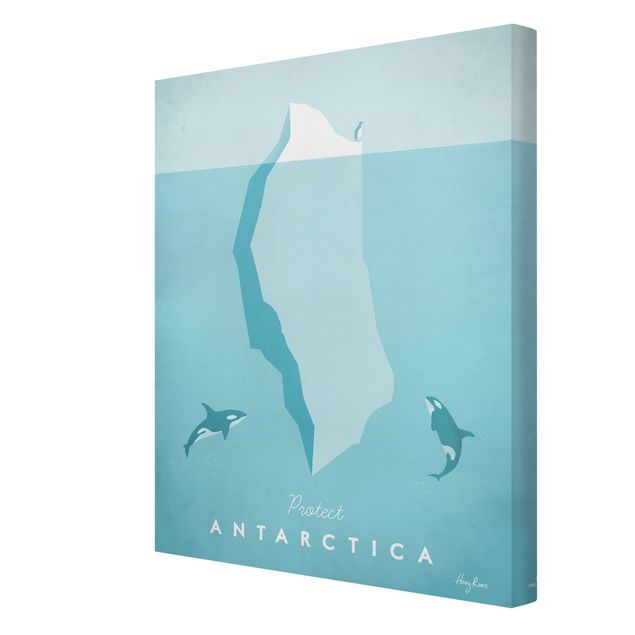 quadros sobre o mar Travel Poster - Antarctica