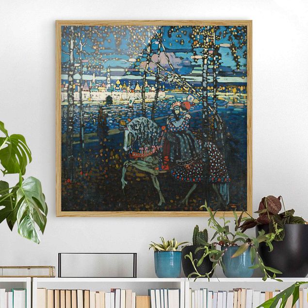 Quadros movimento artístico Expressionismo Wassily Kandinsky - Riding Paar