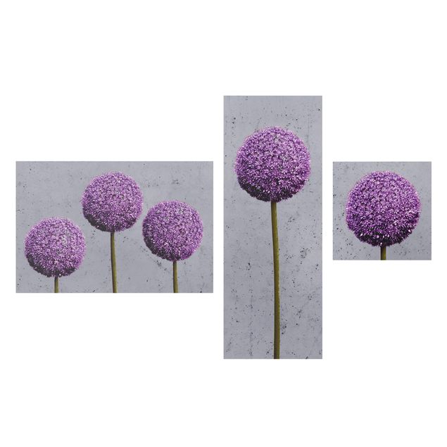 Quadros florais Allium Round-Headed Flower