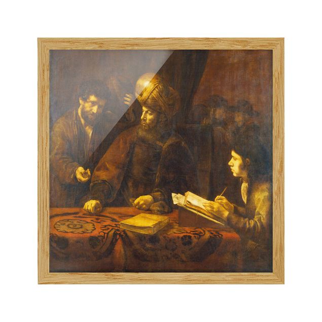 Quadros barrocos Rembrandt Van Rijn - Parable of the Labourers