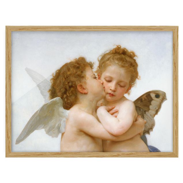 Quadros zen William Adolphe Bouguereau - The First Kiss