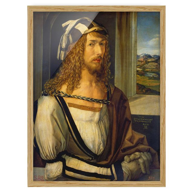 Quadros paisagens Albrecht Dürer - Self-portrait at 26