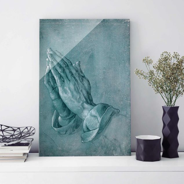 quadro de vidro Albrecht Dürer - Study Of Praying Hands