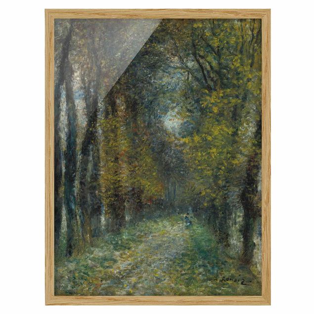 Quadros árvores Auguste Renoir - The Allée