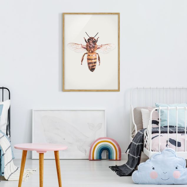 Quadros famosos Bee With Glitter