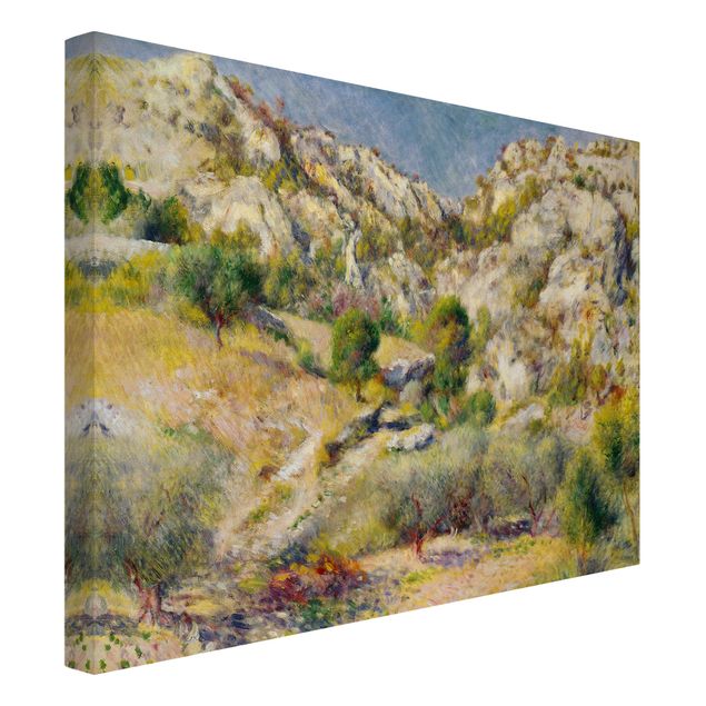Telas decorativas montanhas Auguste Renoir - Rock At Estaque