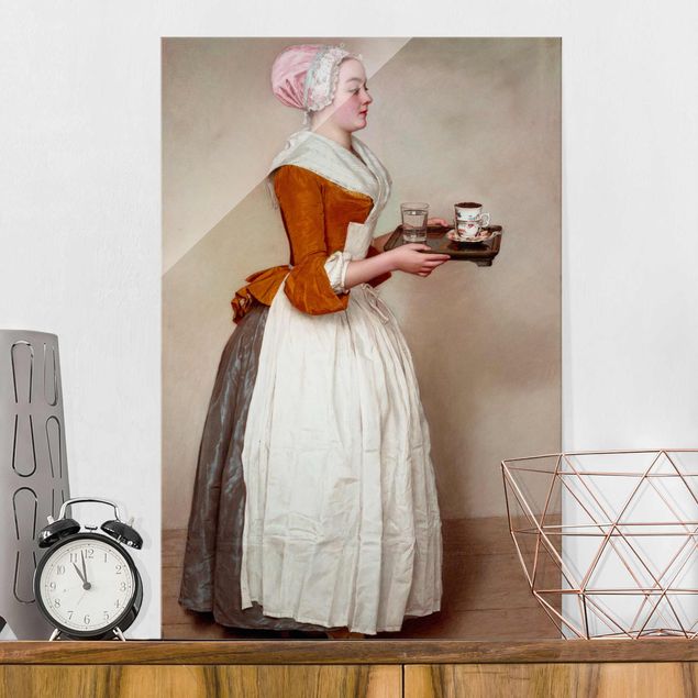 Réplicas de quadros famosos para decoração Jean Etienne Liotard - The Chocolate Girl