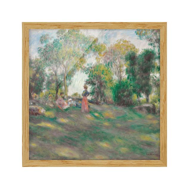 quadro com paisagens Auguste Renoir - Landscape With Figures