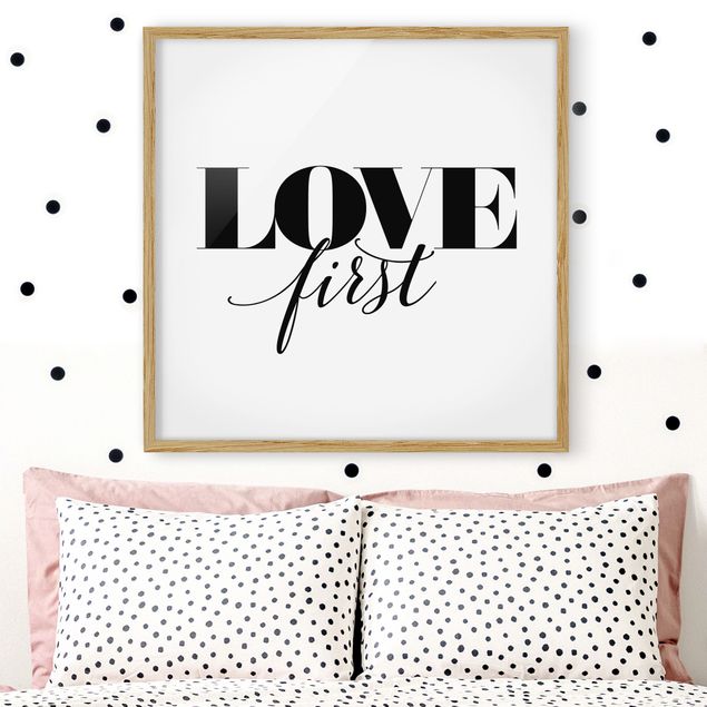 decoraçao para parede de cozinha Love First