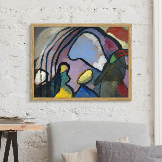 Quadros movimento artístico Expressionismo Wassily Kandinsky - Study For Improvisation 10