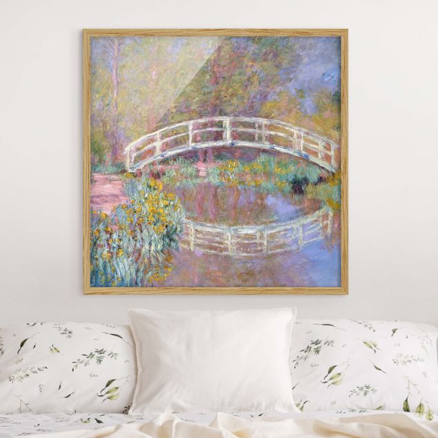 Quadros movimento artístico Impressionismo Claude Monet - Bridge Monet's Garden