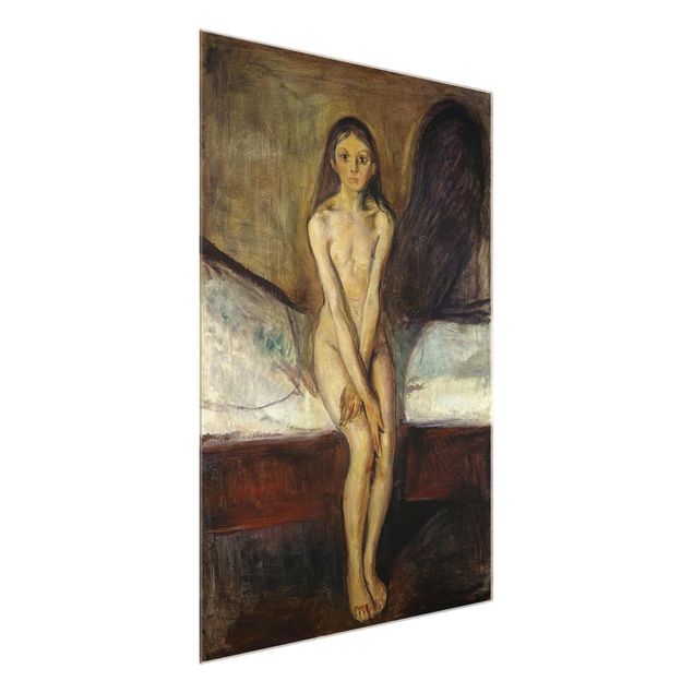 Quadros movimento artístico Pós-impressionismo Edvard Munch - Puberty