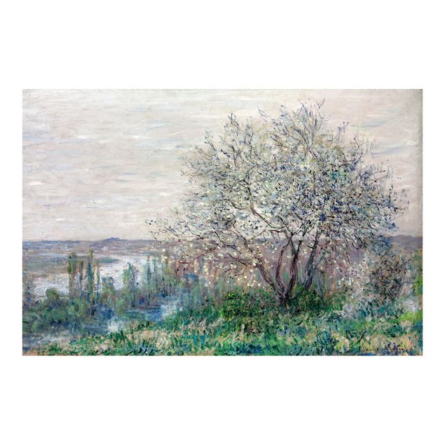 Papel de parede paisagens Claude Monet - Spring in Vétheuil