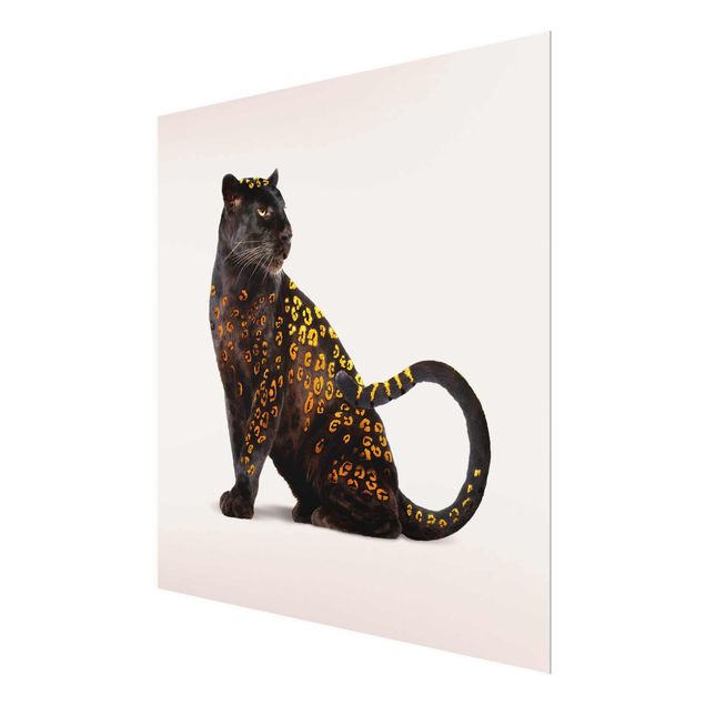 Quadros decorativos Golden Panthers
