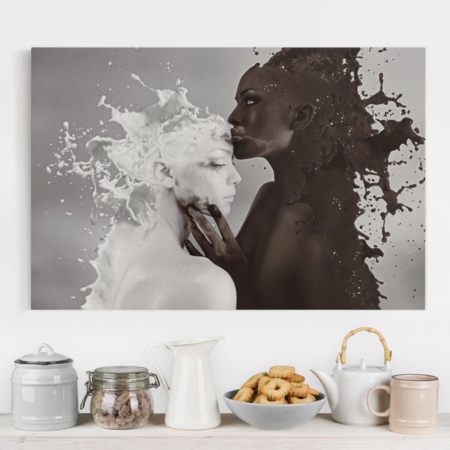 decoraçoes cozinha Milk & Coffee Kiss