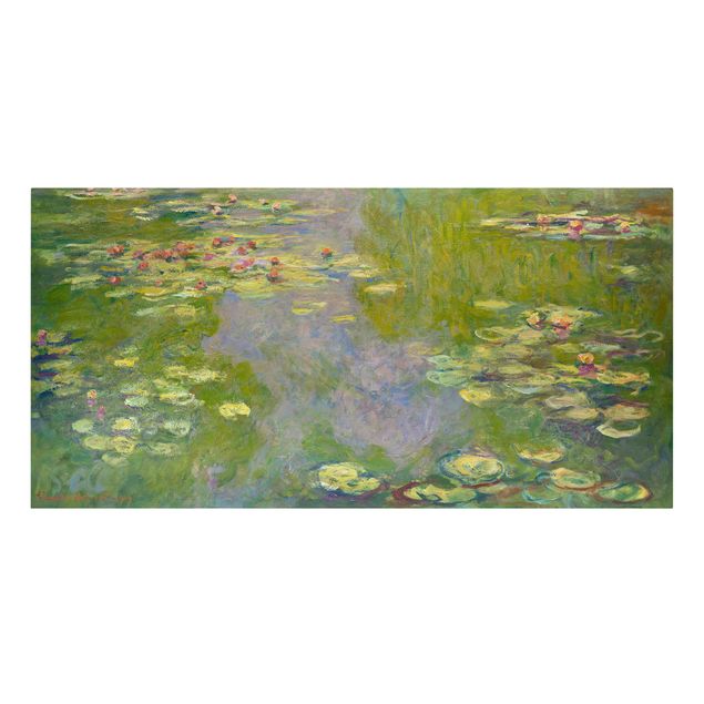 Telas decorativas flores Claude Monet - Green Waterlilies