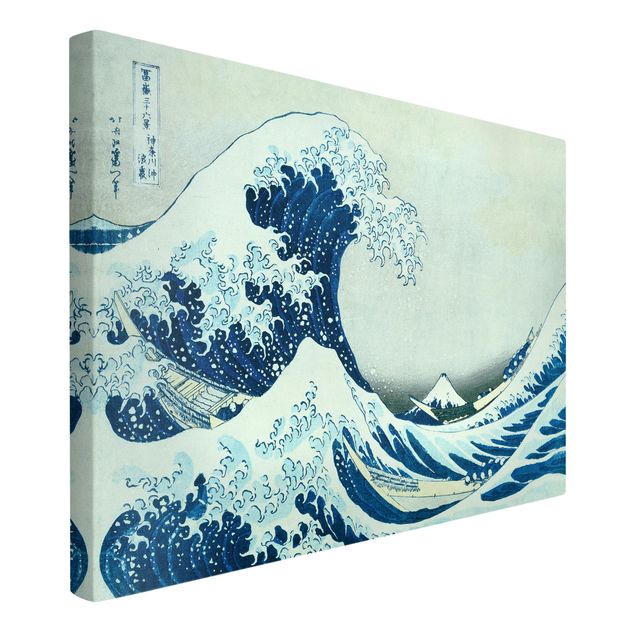 Quadros praia Katsushika Hokusai - The Great Wave At Kanagawa