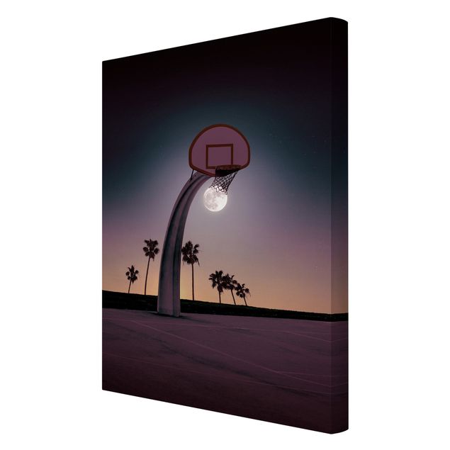 Quadros de Jonas Loose Basketball With Moon