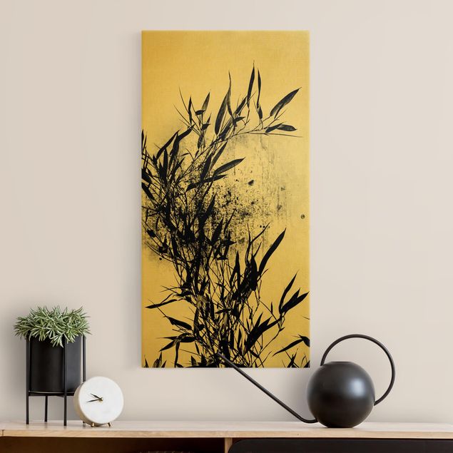 Quadros bambu Graphical Plant World - Black Bamboo