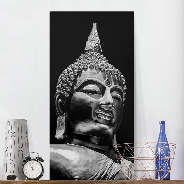decoraçao cozinha Buddha Statue Face