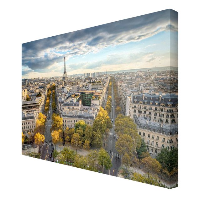 Telas decorativas cidades e paisagens urbanas Nice day in Paris
