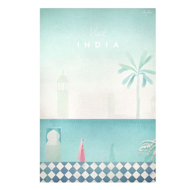 Telas decorativas cidades e paisagens urbanas Travel Poster - India