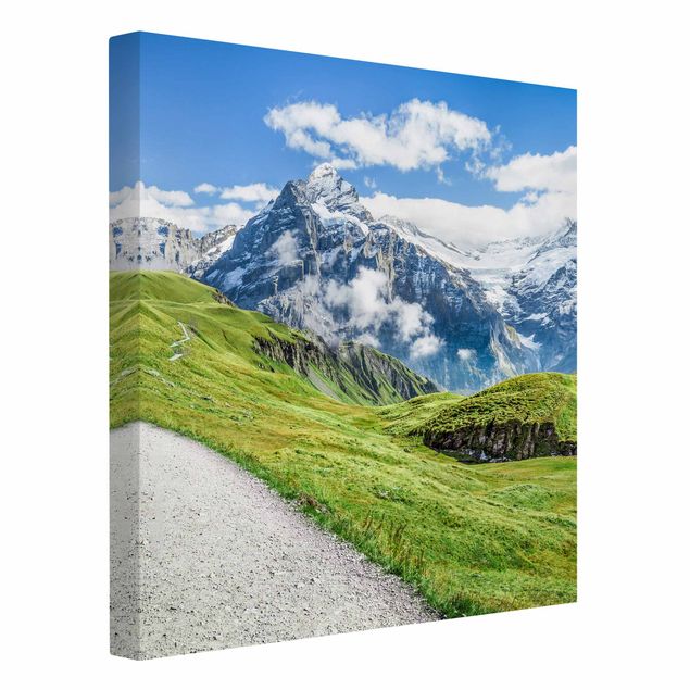 Quadros montanhas Grindelwald Panorama
