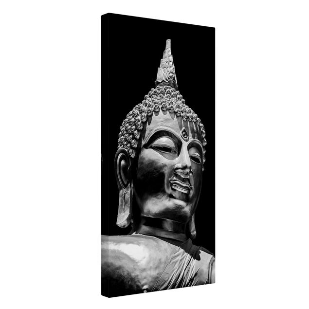 Telas decorativas zen Buddha Statue Face