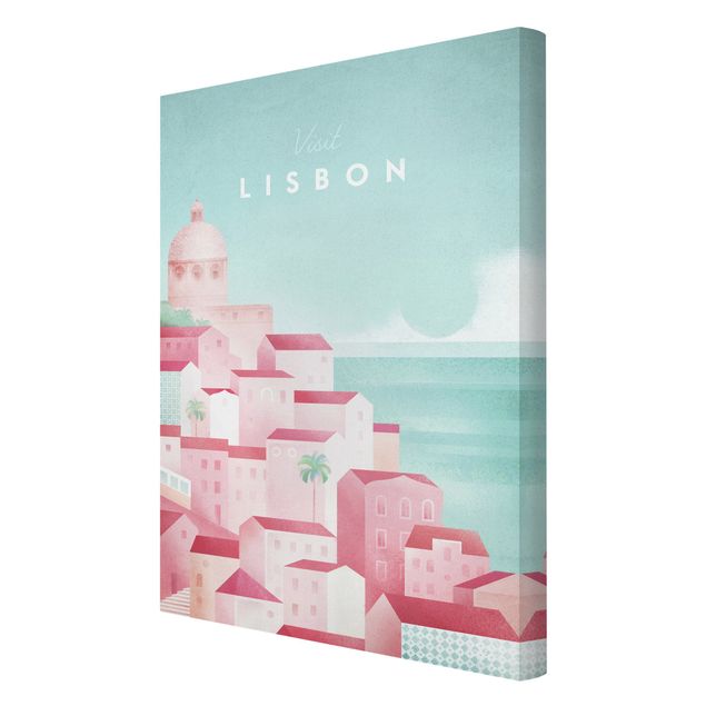 Telas decorativas cidades e paisagens urbanas Travel Poster - Lisbon