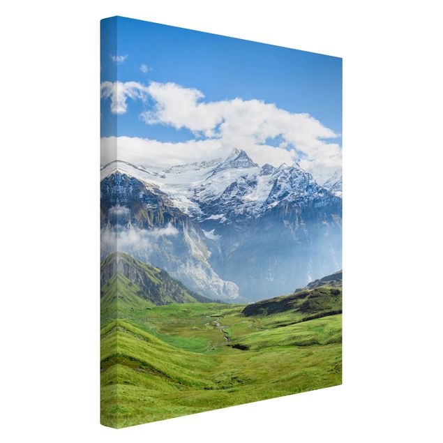 Quadros montanhas Swiss Alpine Panorama