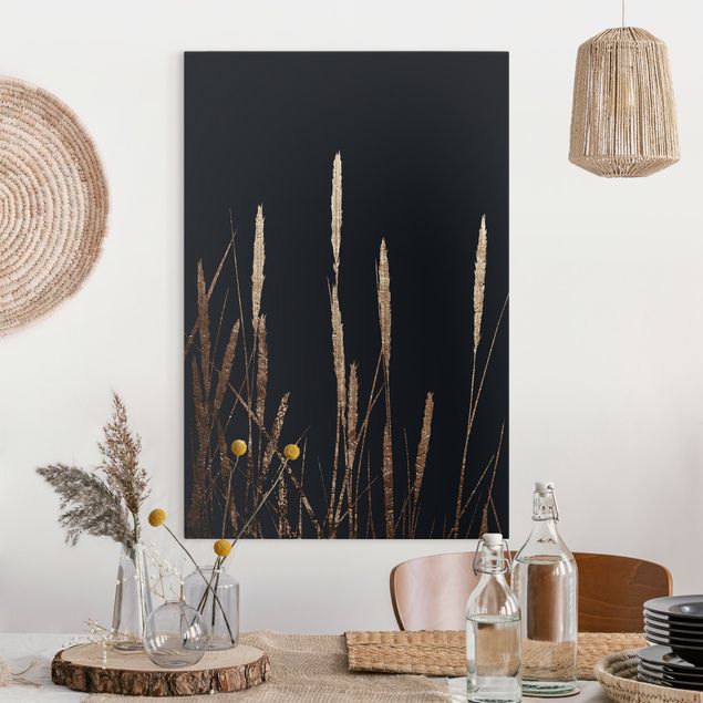 Telas decorativas gramíneas Graphical Plant World - Golden Reed