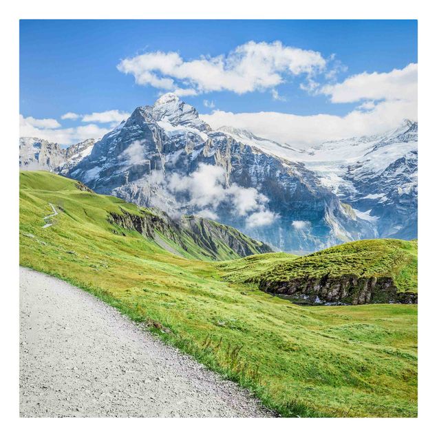 Quadros paisagens Grindelwald Panorama