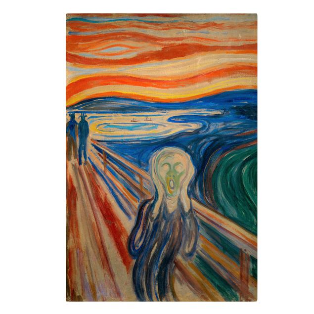 Telas decorativas réplicas de quadros famosos Edvard Munch - The Scream