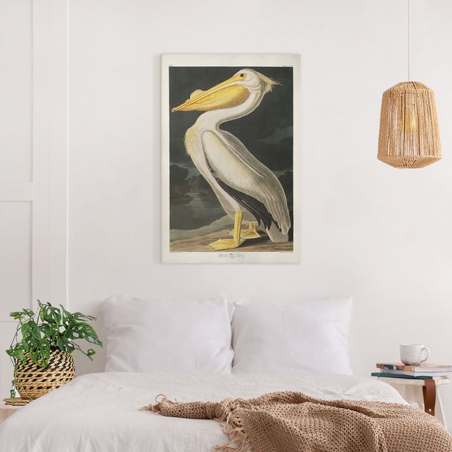 Telas decorativas vintage Vintage Board White Pelican