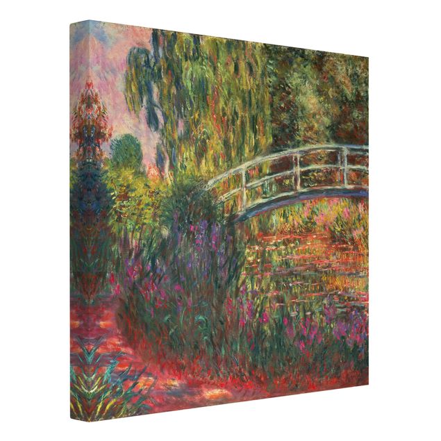quadro de árvore Claude Monet - Japanese Bridge In The Garden Of Giverny