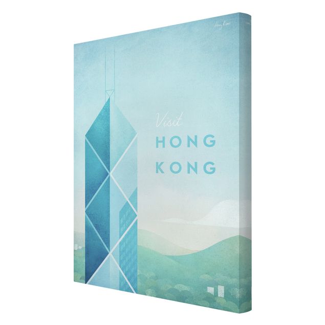 Quadros cidades Travel Poster - Hong Kong