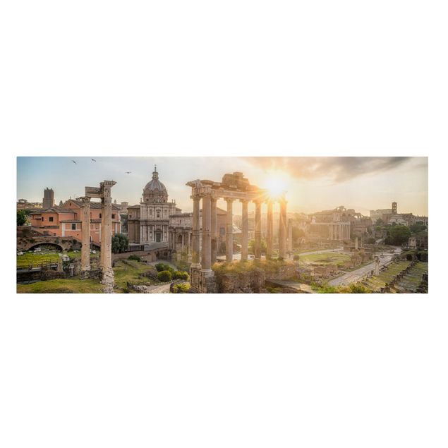 Quadros cidades Forum Romanum At Sunrise