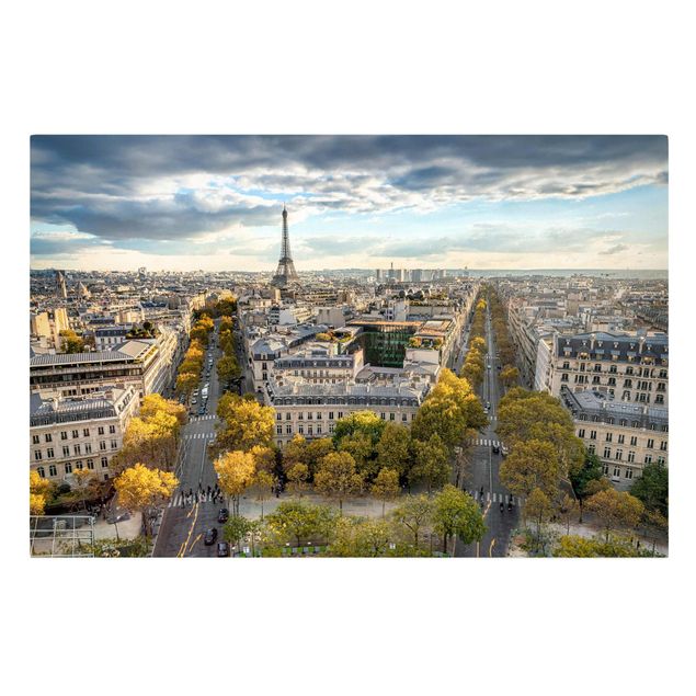 Telas decorativas paisagens Nice day in Paris