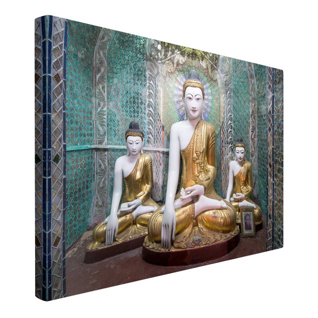 Telas decorativas zen Buddha Statues