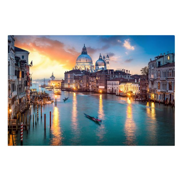 Telas decorativas mar Sunset in Venice