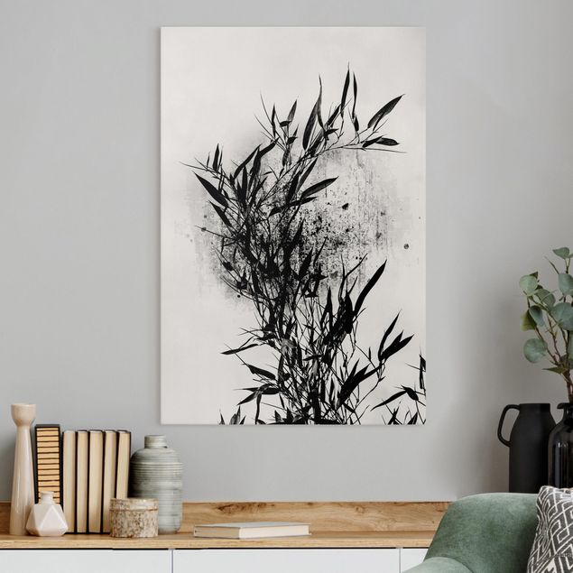decoraçoes cozinha Graphical Plant World - Black Bamboo