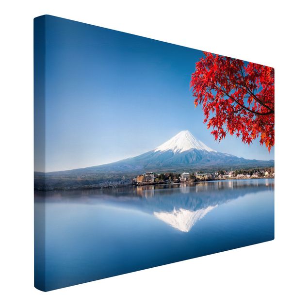 quadros de paisagens Mt. Fuji In The Fall
