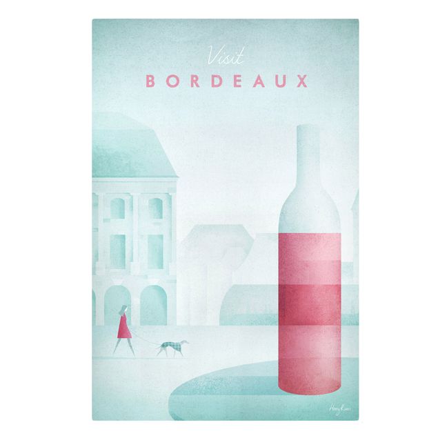 Quadros em turquesa Travel Poster - Bordeaux