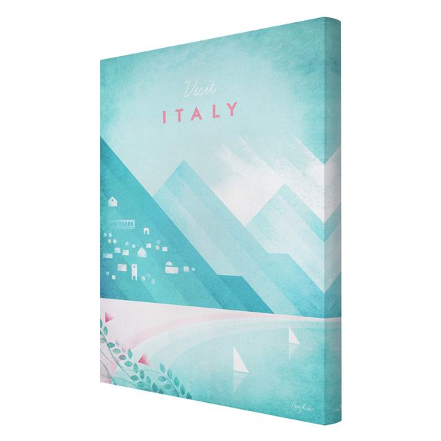 Quadros paisagens Travel Poster - Italy