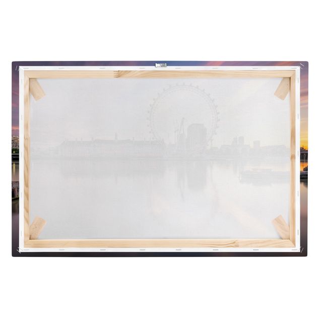 decoração quadros London Eye at Dawn