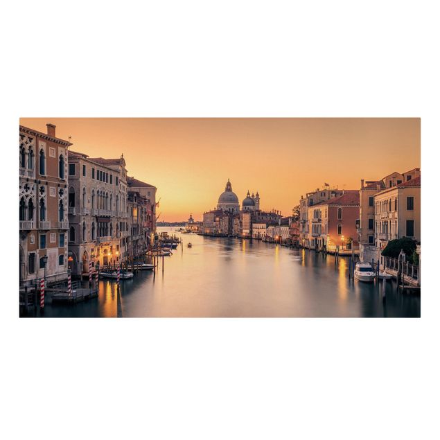 Telas decorativas cidades e paisagens urbanas Golden Venice