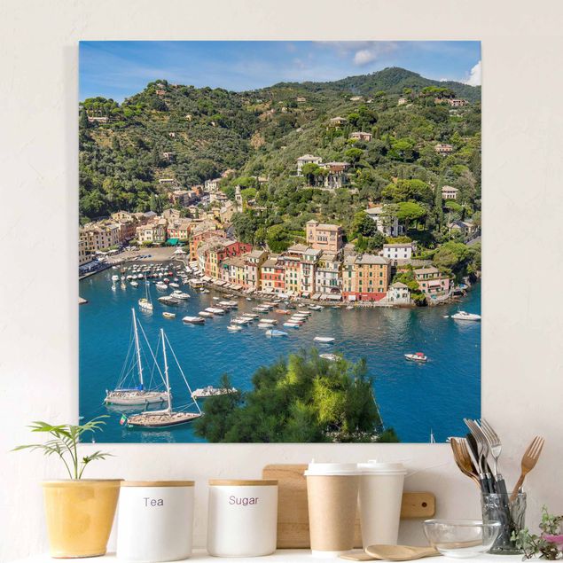 decoraçao para parede de cozinha Portofino Harbour