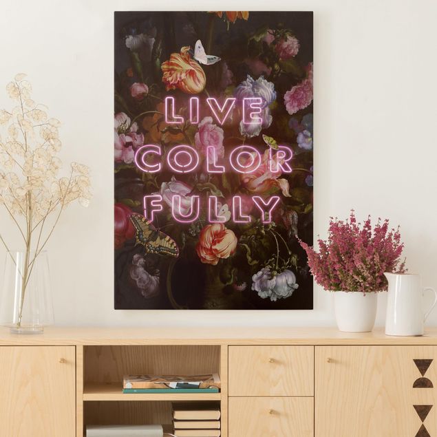 decoraçao para parede de cozinha Live Colour Fully