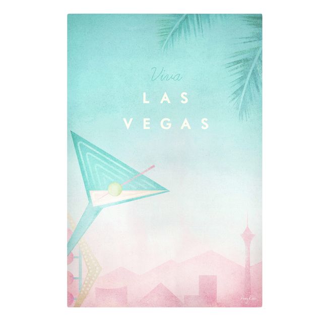 Quadros em turquesa Travel Poster - Viva Las Vegas